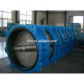 Double eccentric epdm seat butterfly valve with reducer